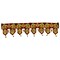 Indian Fabric Door Toran 36 Inch Bhandarwal Hanging Valance Elephant Velvet Traditional Wall Decorative for Window Home Temple Decor Wedding Diwali Navratri Puja Housewarming Decorations